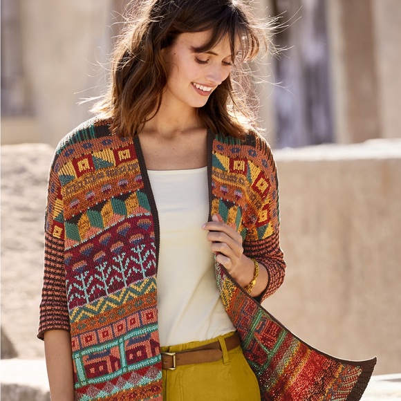 Peruvian Connection Sampler Cardigan - Picture 2 of 15